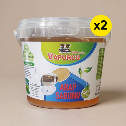 Vapurcu Traditionele Groene Zeep 500g 2-Pack – Krachtige Natuurlijke Reiniger