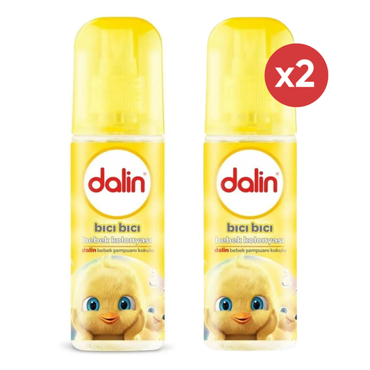 2x Dalin Baby Eau de Cologne Bıcı Bıcı 150 ml – Frisse Geur voor Baby’s
