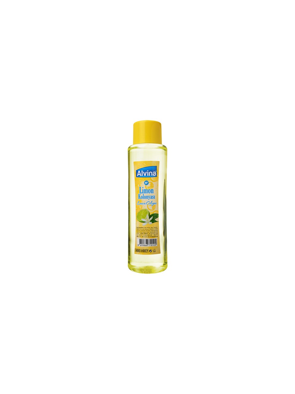 Alvina Citroen Eau de Cologne Set 400ml + 1000ml – 1+1 Voordeel Frisse Geur