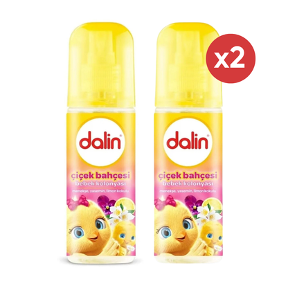 Dalin Baby Eau de Cologne Bloementuin 150ml 2-Pack – Zachte Frisse Geur