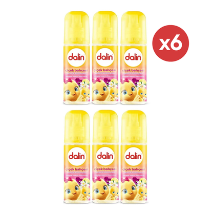 Dalin Baby Eau de Cologne Bloementuin 150ml 6-Pack – Zachte Frisse Geur Voordeel