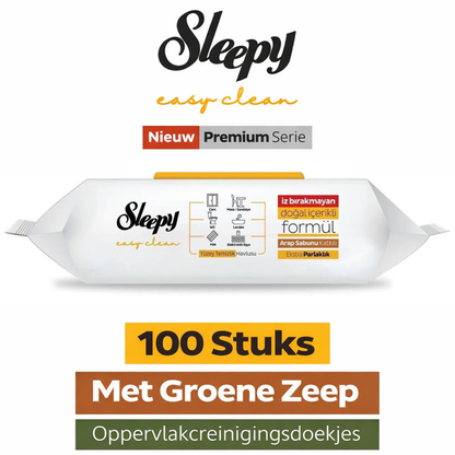 12x Sleepy Oppervlaktereinigingsdoekjes – Arabische Zeep – 100 stuks
