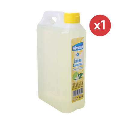 Alvina Citroen Eau de Cologne 1000ml – Frisse Geur Grote Fles