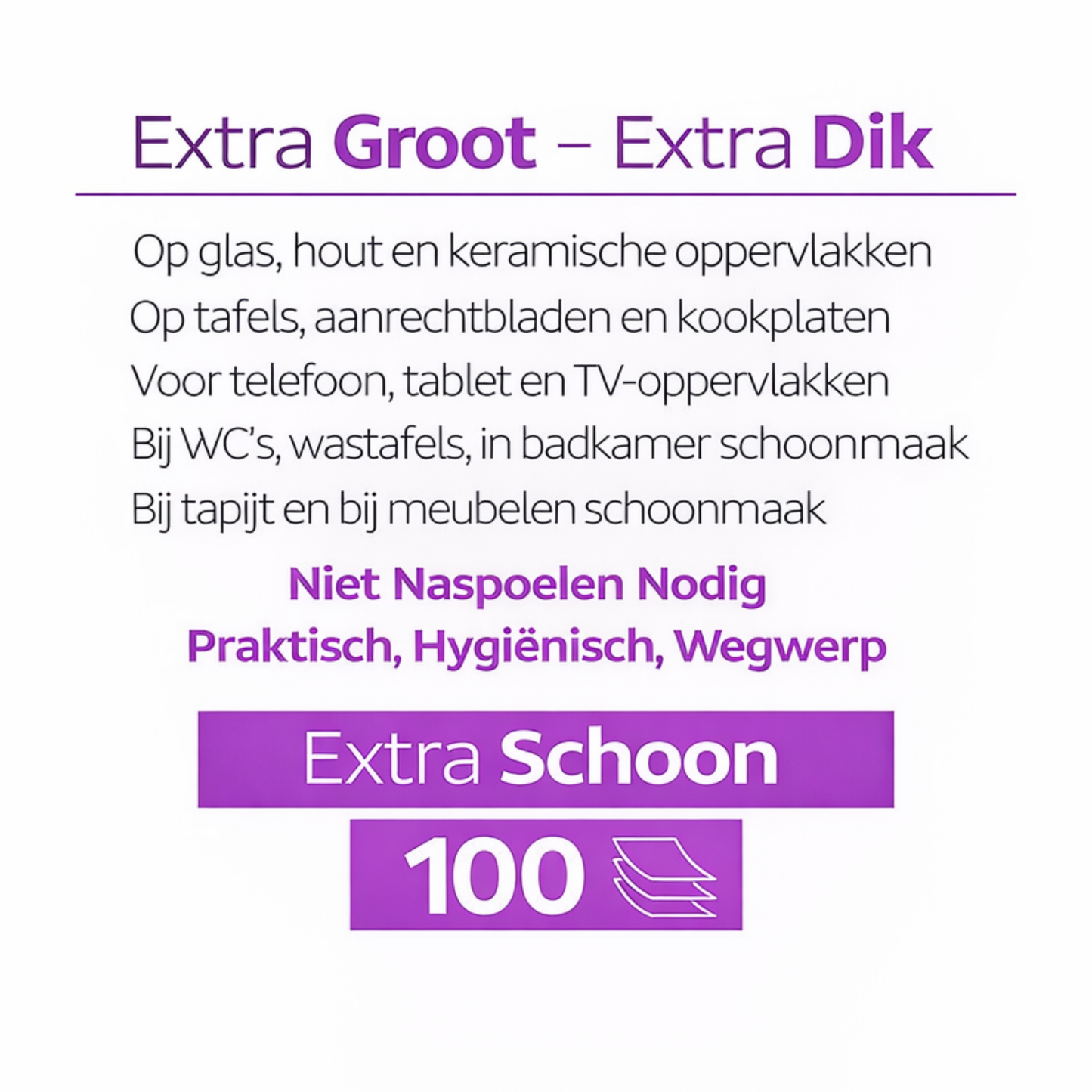 Sleepy Easy Clean Reinigingsdoekjes 100 Stuks 3-Pack – Orchidee Geur Voordeel