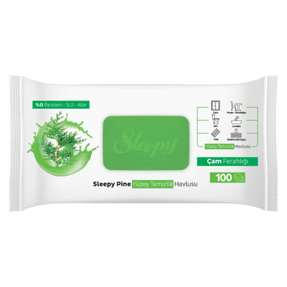 Sleepy Reinigingsdoekjes 100 Stuks 6-Pack – Dennengeur Voordeel