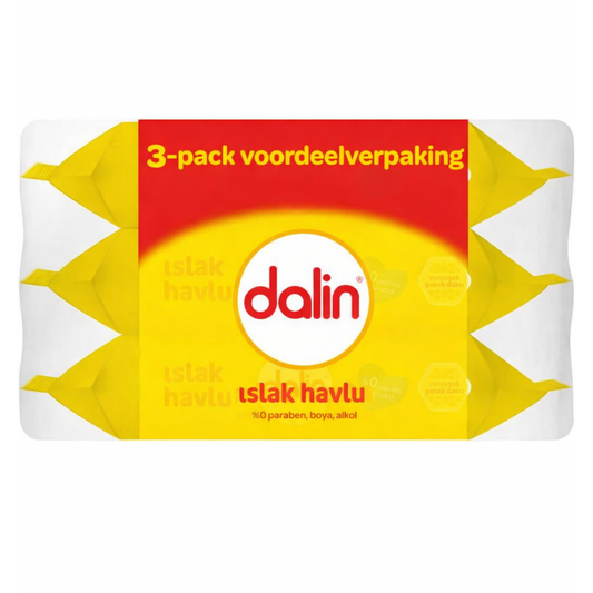3x Stuks Dalin Vochtige Doekjes – 56 x 3 Doekjes