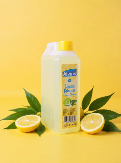 Alvina Citroen Eau de Cologne Set 400ml + 1000ml – 1+1 Voordeel Frisse Geur