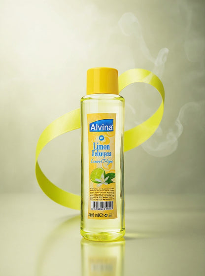 Alvina Citroen Eau de Cologne Set 400ml + 1000ml – 1+1 Voordeel Frisse Geur