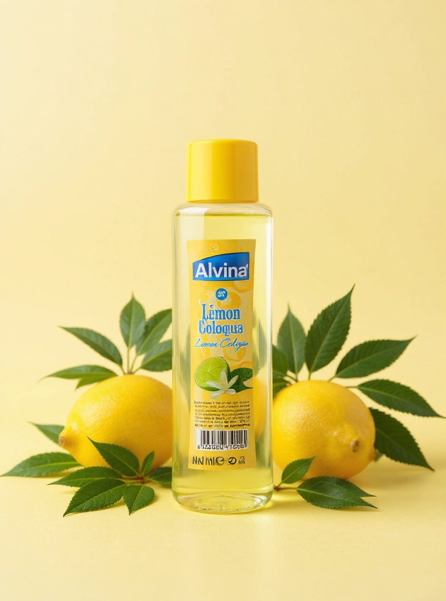 Alvina Citroen Eau de Cologne Set 400ml + 1000ml – 1+1 Voordeel Frisse Geur