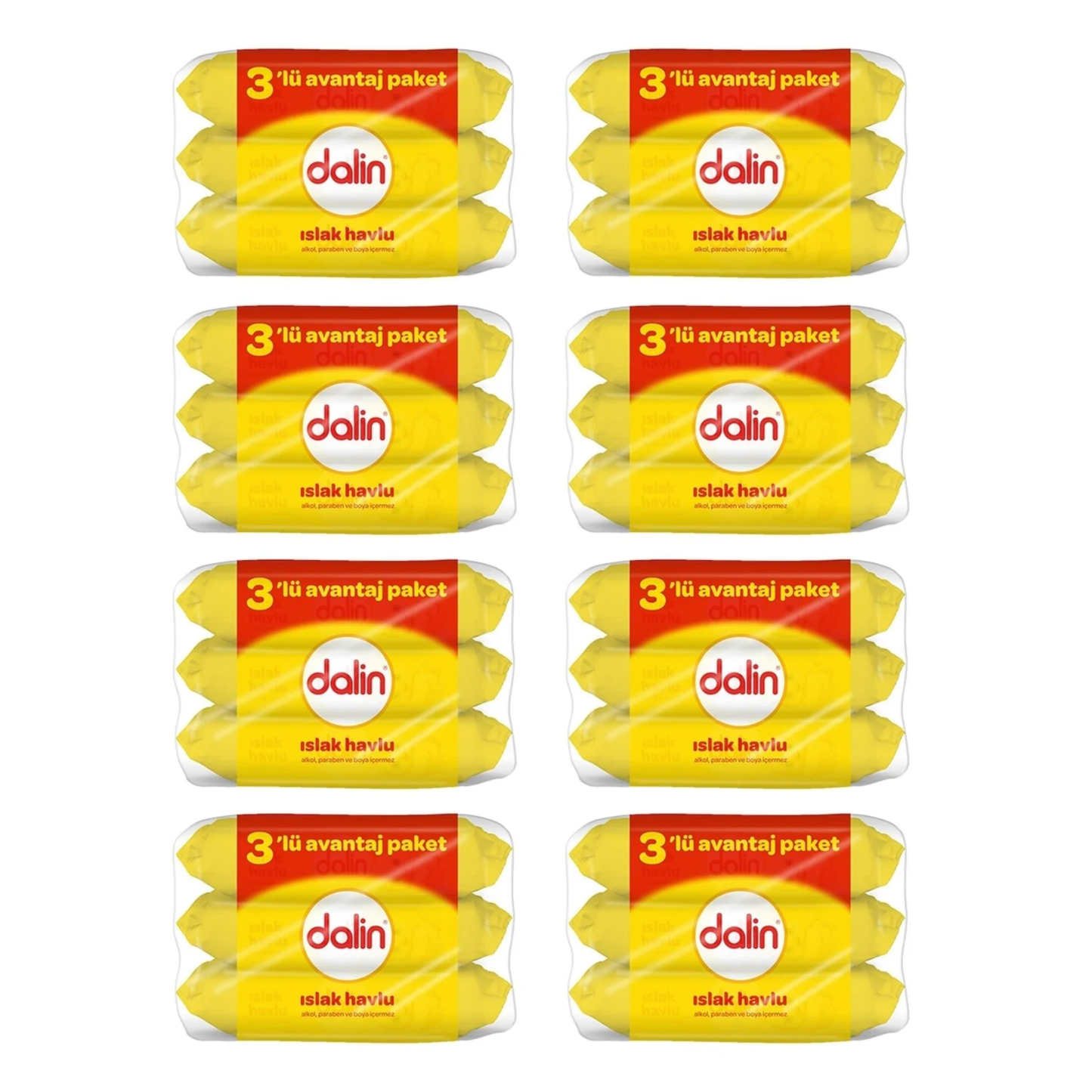Dalin Vochtige Doekjes 56 Stuks 24-Pack – Zachte Babydoekjes Groot Voordeel