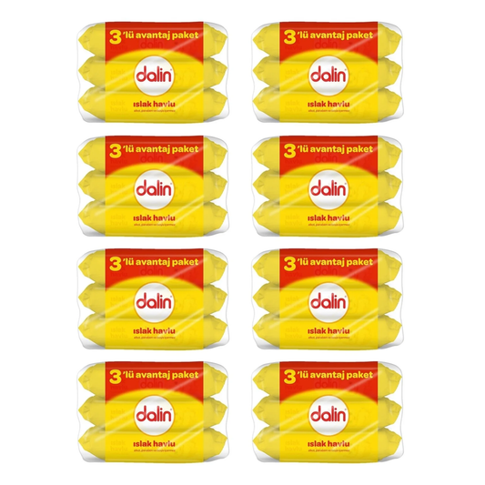 24x Stuks Dalin Vochtige Doekjes – 56 x 3 Doekjes